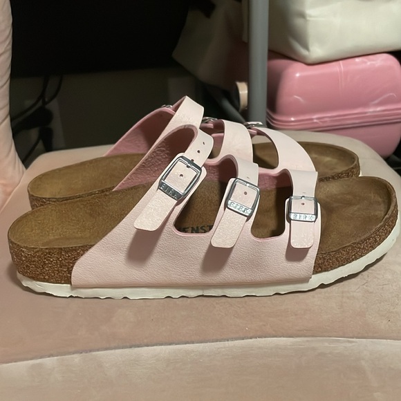 Brushed rose Birkenstock Florida Fresh sandals - Picture 2 of 8